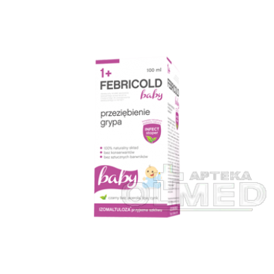 Miniaturka artykułu - FEBRICOLD BABY syrop - 100 ml (26338)