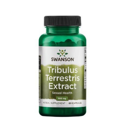 Miniaturka artykułu - SWANSON Tribulus Terrestris 500mg - 60 kapsułek