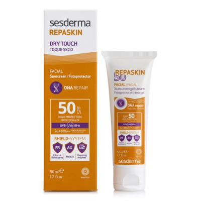 Miniaturka artykułu - SESDERMA REPASKIN DRY TOUCH Żel-krem SPF 50+, 50ml