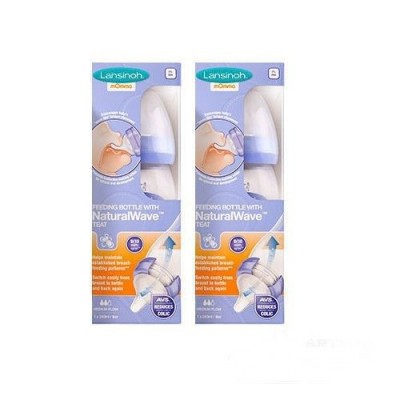 Miniaturka artykułu - LANSINOH Zestaw butelek - 2 x 240 ml
