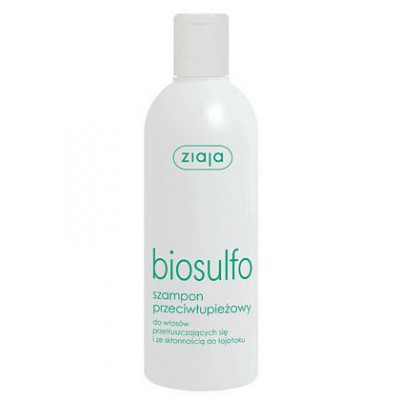 ZIAJA BIOSULFO Szampon przeciwłupieżowy, 300 ml