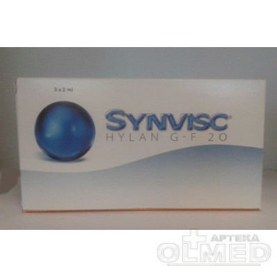 Miniaturka artykułu - SYNVISC HYLAN G-F 20 strzykawka - 3 x 2 ml