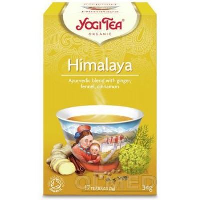 Miniaturka artykułu - YOGI TEA Himalaya Herbata z Himalaj&oacute;w, 17 saszetek (27236)