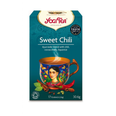 Miniaturka artykułu - YOGI TEA Sweet chili Slodka chili, 17 saszetek