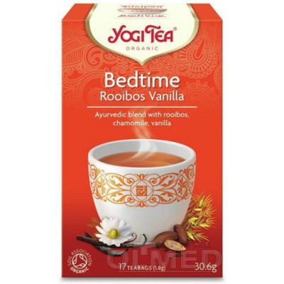 Miniaturka artykułu - YOGI TEA Bedtime rooibos & vanilla Spokojny sen, 17 saszetek