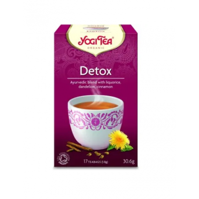 Miniaturka artykułu - YOGI TEA Detox Herbatka, 17 saszetek