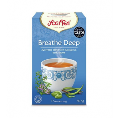 Miniaturka artykułu - YOGI TEA Breathe deep Swobodny oddech, 17 saszetek