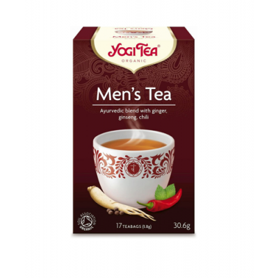 Miniaturka artykułu - YOGI TEA Men's tea Herbata dla mężczyzny, 17 saszetek