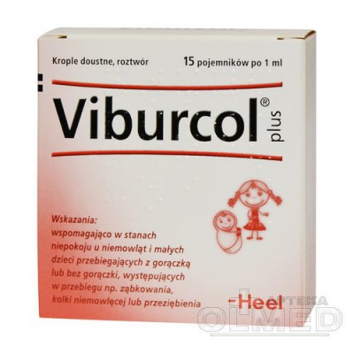 Miniaturka artykułu - HEEL Viburcol Plus krople doustne - 15 x 1 ml