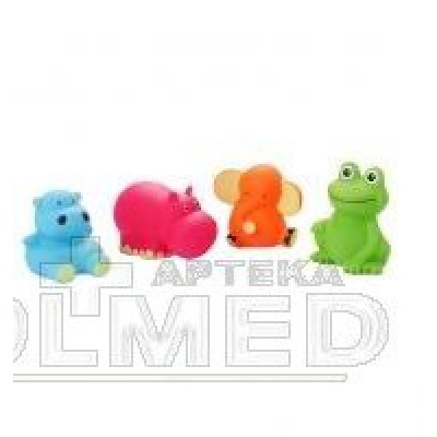 Miniaturka artykułu - BabyOno Zabawka kąpielowa Wesoła Gromadka (867) - 4 sztuki 
