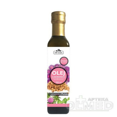 Miniaturka artykułu - Olej z Ostropestu zimnotłoczony DR GAJA - 250 ml