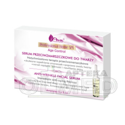 Miniaturka artykułu - Ava Professional Home SPA Serum przeciwzmarszczkowe w ampułkach - 5 x 3 ml