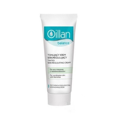 OILLAN BALANCE Tonujący krem seboregulujący Naturalny odcień - 40 ml