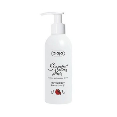 Miniaturka artykułu - ZIAJA Krem do rąk grapefruit z zieloną miętą, 200 ml 