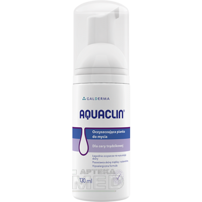 AQUACLIN Pianka oczyszczająca do mycia twarzy - 130 ml