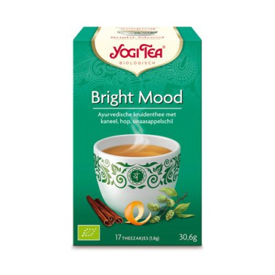 Miniaturka artykułu - YOGI TEA Bright mood Dobry nastr&oacute;j, 17 saszetek