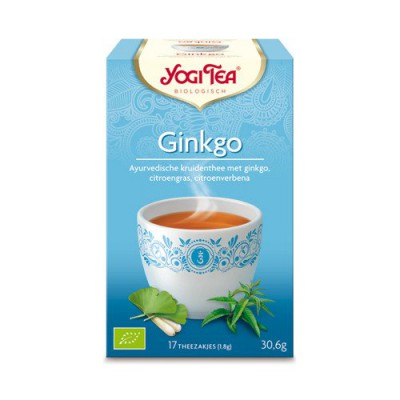 Miniaturka artykułu - YOGI TEA Ginkgo Żeń-szeń, 17 saszetek