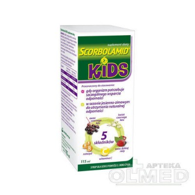 Miniaturka artykułu - Scorbolamid KIDS+ Syrop - 115 ml