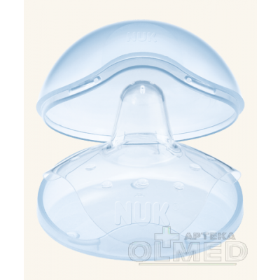 Miniaturka artykułu - NUK Silikonowe osłonki sutka L (24mm), z pudełkiem (721.240) - 2 sztuki