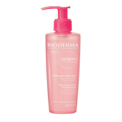 Miniaturka artykułu - BIODERMA SENSIBIO GEL MOUSSANT Żel oczyszczający do twarzy, 200 ml