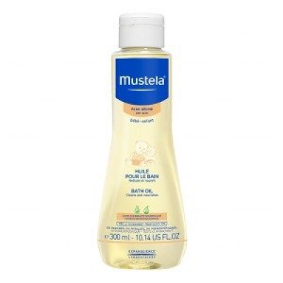 Miniaturka artykułu - MUSTELA BEBE ENFANT Olejek do kąpieli sk&oacute;ra sucha, 300 ml 