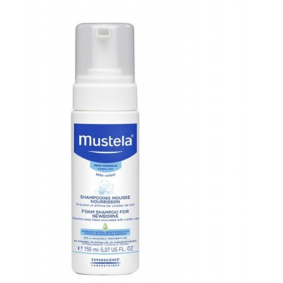 Miniaturka artykułu - MUSTELA BEBE Enfant Szampon w piance dla niemowląt, 150 ml