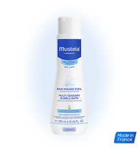 Miniaturka artykułu - MUSTELA BEBE Enfant Płyn bąbelkowa kąpiel, 200 ml 