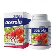 Miniaturka artykułu - Acerola Gripovita - 60 tabletek do ssania (28837)