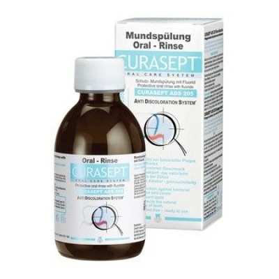 Miniaturka artykułu - CURASEPT ADS 205 Płyn do płukania jamy ustnej - 200 ml 