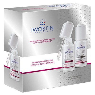Miniaturka artykułu - IWOSTIN Zestaw PERFECTIN RE-LIFTIN  rewitalizujące serum, 30ml + peeling na noc, 30ml