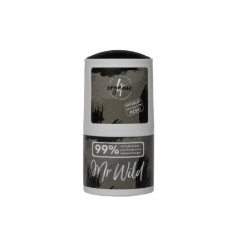 Miniaturka artykułu - 4ORGANIC Mr Wild dezodorant męski, cyprysowo-imbirowy, 50ml
