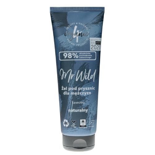 Miniaturka artykułu - 4ORGANIC Mr Wild Żel pod prysznic dla mężczyzn Kawowy, 250ml