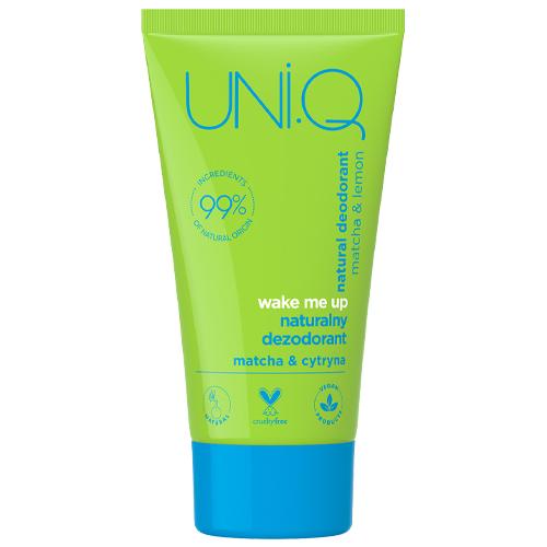Miniaturka artykułu - 4ORGANIC UNI.Q Wake me up Naturalny dezodorant Matcha i Cytryna, 50 ml	