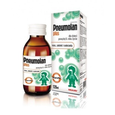 Miniaturka artykułu - Pneumolan Plus płyn, 120 ml walmark 