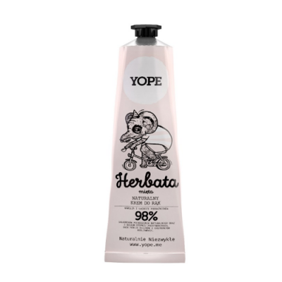 Miniaturka artykułu - YOPE HERBATA I MIĘTA Krem do rąk, 100 ml 