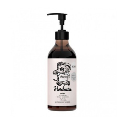 Miniaturka artykułu - YOPE HERBATA I MIĘTA NATUREL mydło, 500 ml 