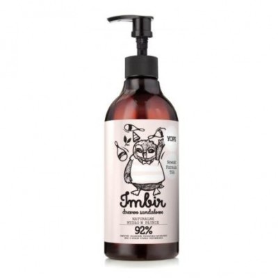 Miniaturka artykułu - YOPE IMBIR I DRZEWO SANDAŁOWE NATUREL mydło, 500 ml 