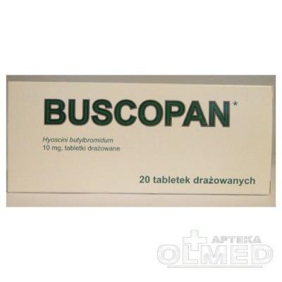 Miniaturka artykułu - Buscopan 0,01 g - 20 tabletek 