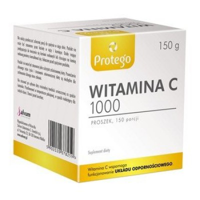 Miniaturka artykułu - Protego Witamina C 1000 proszek - 150 g 