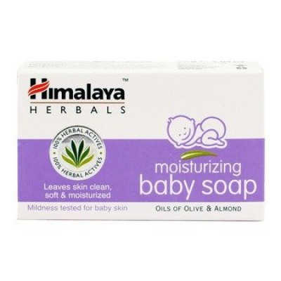 Miniaturka artykułu - HIMALAYA Mydlo dla dzieci nawilżające - 70 g 