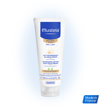 Miniaturka artykułu - MUSTELA BEBE ENFANT Odżywcze mleczko do ciała  z Cold Cream, 200 ml 