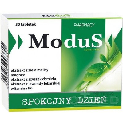 Miniaturka artykułu - MODUS Spokojny dzień - 30 tabletek (30746)