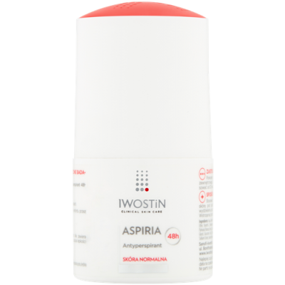 Miniaturka artykułu - Iwostin Aspiria Antyperspirant 48h sk&oacute;ra normalna, 50 ml