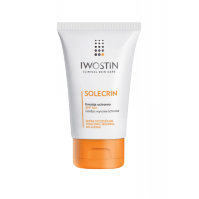 Miniaturka artykułu - IWOSTIN SOLECRIN Emulsja ochronna SPF 50+, 100 ml 