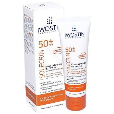 Miniaturka artykułu - IWOSTIN SOLECRIN Emulsja do ciała SPF50+ lekka konsystencja, 100 ml 