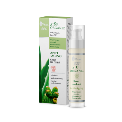 Miniaturka artykułu - AVA Aloe organic - krem na dzień 50ml