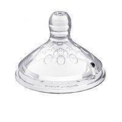 Miniaturka artykułu - BABYONO Smoczek antykolkowy silikonowy NATURAL do płyn&oacute;w 1452 - 2 sztuki 