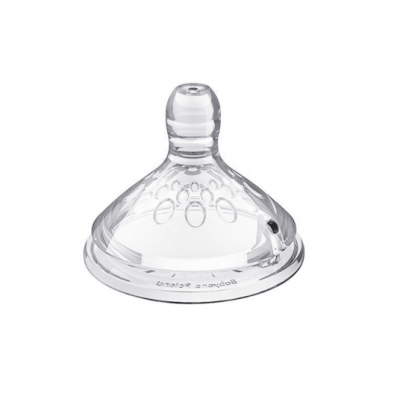 Miniaturka artykułu - BABYONO Smoczek antykolkowy silikonowy NATURAL do płyn&oacute;w 1453 - 2 sztuki 