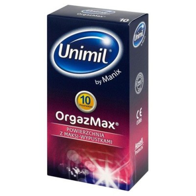UNIMIL OrgazMax Prezerwatywy - 10 sztuk (31073)