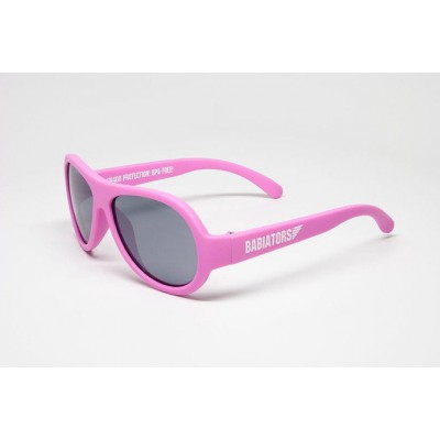 Miniaturka artykułu - BABIATORS Okulary SUN Princess Pink Różowa Księżniczka BAB-008 wiek 3-7+ lat - 1 sztuka 